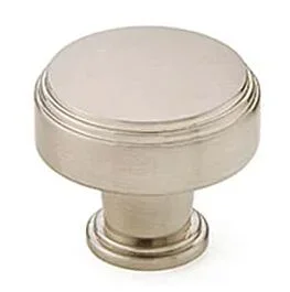 Emtek Newport Satin Nickel Cabinet Hardware Knob 1-5/8″ Diameter