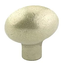 Emtek Sandcast Bronze Egg Tumbled White Bronze Cabinet Hardware Knob 1-1/4″ Diameter