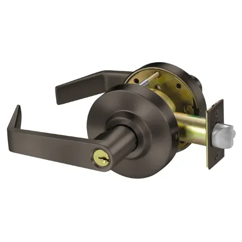Entry Sierra Lever, Schlage IC Less Core – Grade 1 Dark Oxidized Satin Bronze