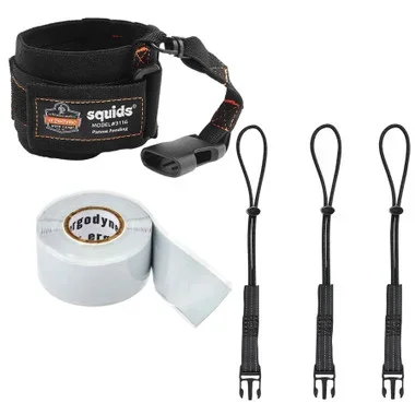 Ergodyne Squids 3192 Wrist Lanyard Tethering Kit – 3lbs