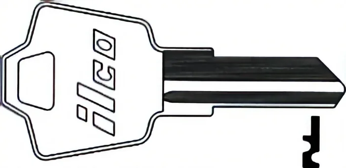 ESP Key Blank 5-Disc ES8M – Ilco Unican Corporation