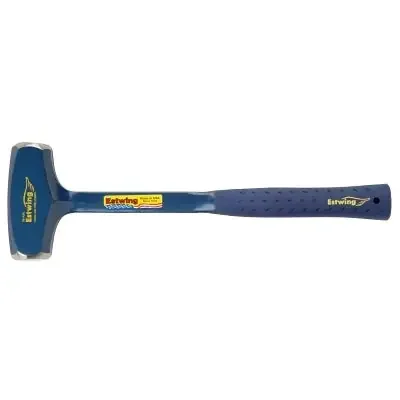 Estwing Drilling Hammer, 4 lb, 16 in L, Straight Steel Handle