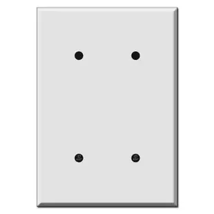 Extra Oversized 2 Blank Wall Plate Covers 6.38‘‘ Tall