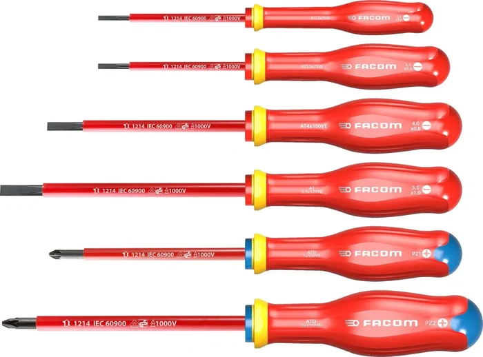 FACOM Schraubendreher-Set 6-tlg. 1000V