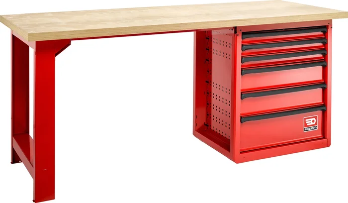 FACOM Werkbank Holz-Arbeitsflaeche 2m