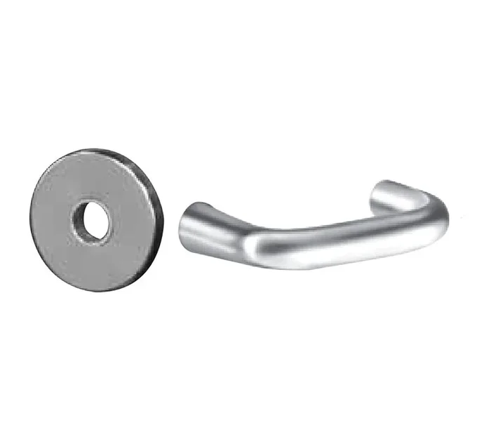 Fail Secure Electro Mechanical Single Cylinder 24 Volt Mortise Lock with J Lever and LN Rose Less Cylinder Satin Chrome Finish – Sargent