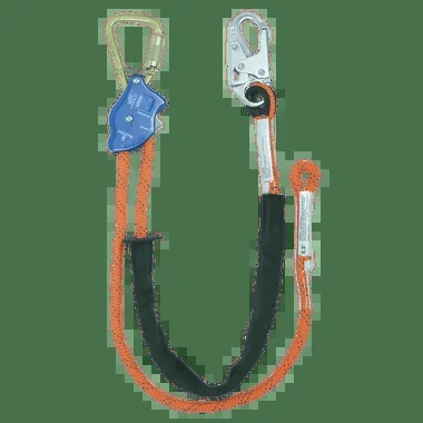FallTech 10′ Tower Climber Rope Positioning Lanyard with Aluminum Adjuster – 8165B10