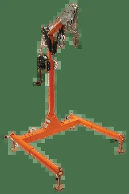 FallTech 5pc Confined Space Davit System with 12″ to 29″ Offset Davit Arm and Winch – 6050228W