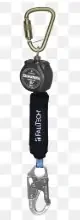 FALLTECH 6‘ WEB MINI SINGLE-LEG STEEL CARAB-STEEL SNAP HOOK