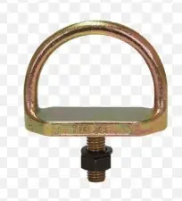 FALLTECH 7435 BOLT-ON D-RING ANCHOR WITH STUD AND NUT