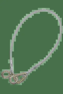 FallTech 8′ Cable Carabiner Sling Anchor with Vinyl Coated Galvanized Steel Cable – 84202DC8