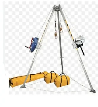 FALLTECH 8‘ TRIPOD KIT WITH 7281 3 WAY SRL-R AND STORAGE BAGS