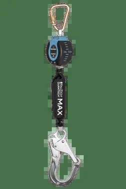 FallTech 9′ DuraTech MAX Personal SRL with Aluminum Rebar Hook – Includes Steel Dorsal Connecting Carabiner – 82709SB5