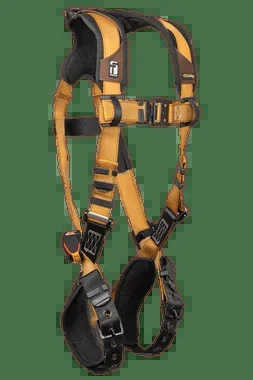 FallTech Advanced ComforTech Gel 1D Standard Non-belted Harness Tongue Buckle Leg Adjustment – Large – 7080BL