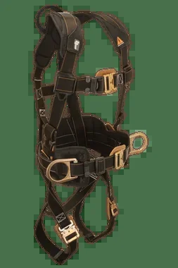 FallTech Arc Flash Construction Belted Looped Harness Quick Connect Adjustments – Small – 8081S