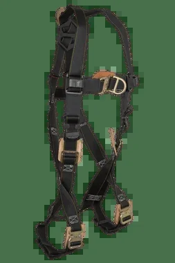 FallTech Arc Flash Nylon 2D Climbing Non-belted Harness – Quick Connect Leg – Small – 8087DFDQCS