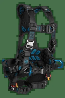 FallTech Carbon FT-One Tower Climber Harness – Quick-Connect Leg Adjustments – Large – 8048QCL