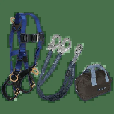 FallTech Harness and Lanyard 3-pc Kit Including Medium Storage Bag (7018 8259Y3 5006MP) – KIT189Y36P