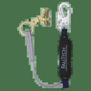 FallTech Hinged Trailing Rope Adjuster with 3′ ViewPack Energy Absorbing Lanyard – 8358