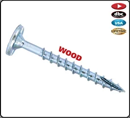 FastCap 2” x 200 pcs Square PowerHead Wood Screws