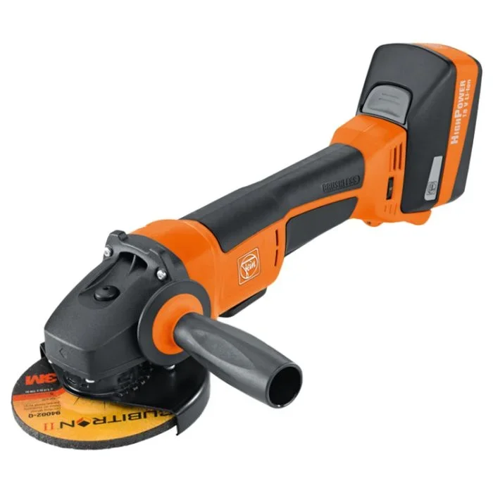 Fein 71200361090 CCG 18-115 BLPD 4-1/2″ Cordless Angle Grinder