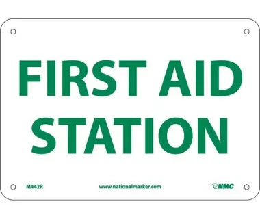 First Aid Station – 7X10 – Rigid Plastic – M442R