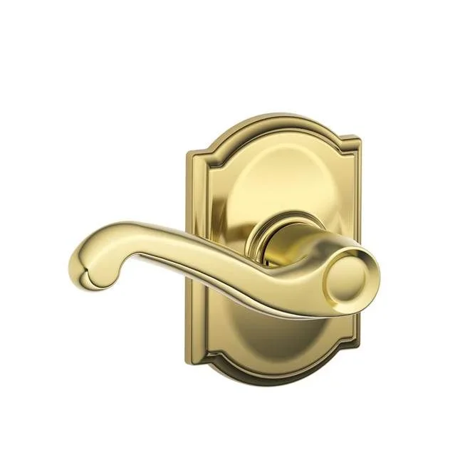 Flair Lever with Camelot Rose Passage Lock – Schlage Residential