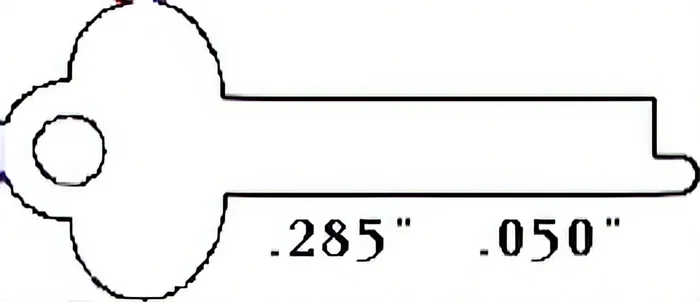 Flat Steel .050in Thick .275in Width – Ilco Unican Corporation Key Blank Accessory