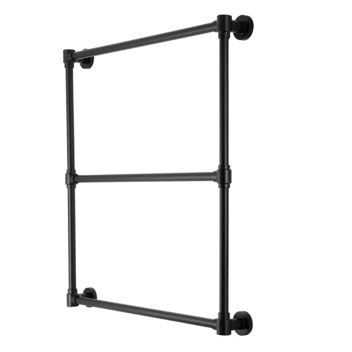 Gallant 30-Inch x 32-Inch Wall Mount Towel Rack, Matte Black by Kingston Brass