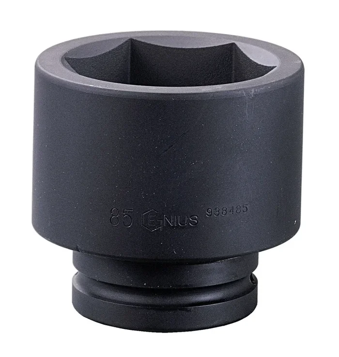 Genius Tools 1-1/2″ Dr. 2-7/8″ Jumbo Impact Socket (CR-Mo) – 938692