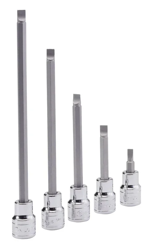 Genius Tools 1/2″ Dr. 1.6 x 9.0mm Slotted Bit Socket, 55mmL – 410+1290