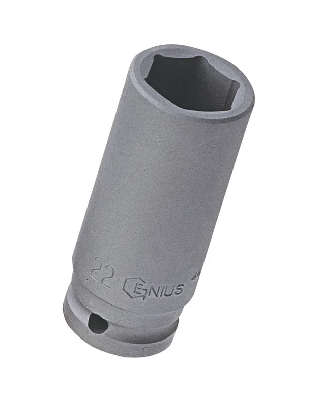 Genius Tools 1/2″ Dr. 11mm Deep Impact Socket (CR-Mo) – 447811
