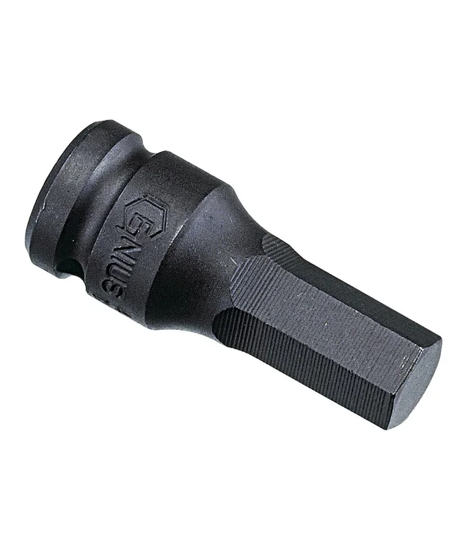 Genius Tools 1/2″ Dr. 21mm Hex Impact Bit Socket, 76mmL (CR-Mo) – 447621