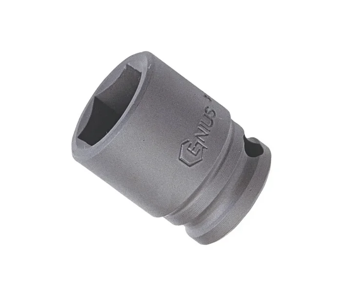 Genius Tools 1/2″ Dr. 35mm Impact Socket (CR-Mo) – 444035