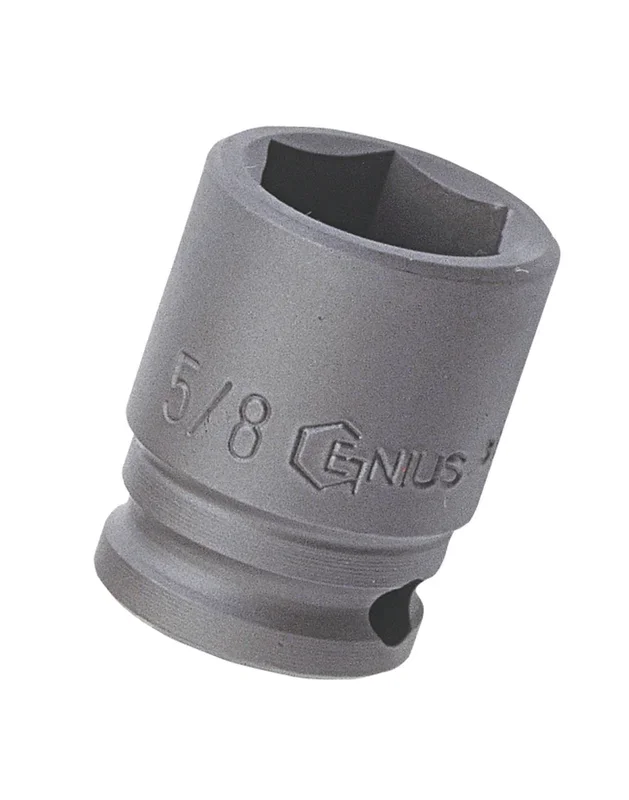 Genius Tools 1/2″ Dr. 7/8″ Impact Socket (CR-Mo) – 464028