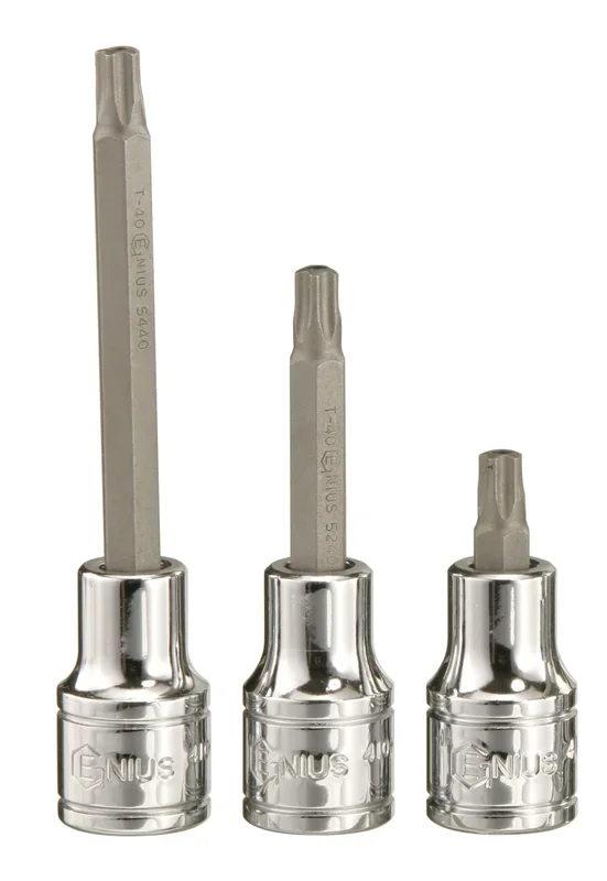 Genius Tools 1/2″ Dr. T-20 Pentacle Bit Socket, 110mmL – 408+5420