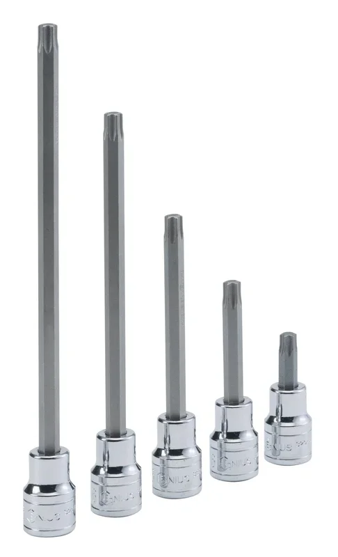 Genius Tools 1/2″ Dr. T-30 Star Bit Socket, 110mmL – 408+6530