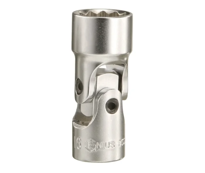 Genius Tools 1/4″ Dr. 7/16″ Universal Hand Socket (12-Point) – 263714