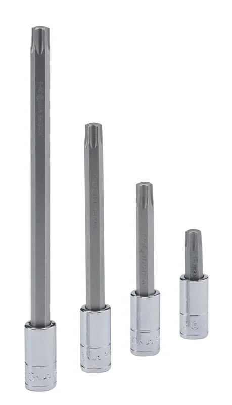 Genius Tools 1/4″ Dr. T-40 Star Bit Socket, 70mmL – 208+6340