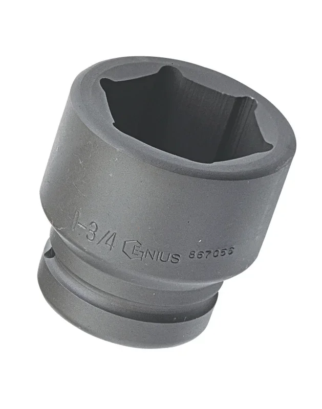 Genius Tools 1″ Dr. 1-3/8″ Impact Socket (CR-Mo) – 867044