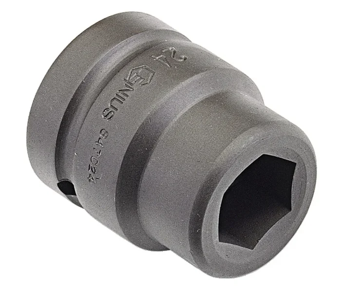 Genius Tools 1″ Dr. 47mm Impact Socket (CR-Mo) – 847047