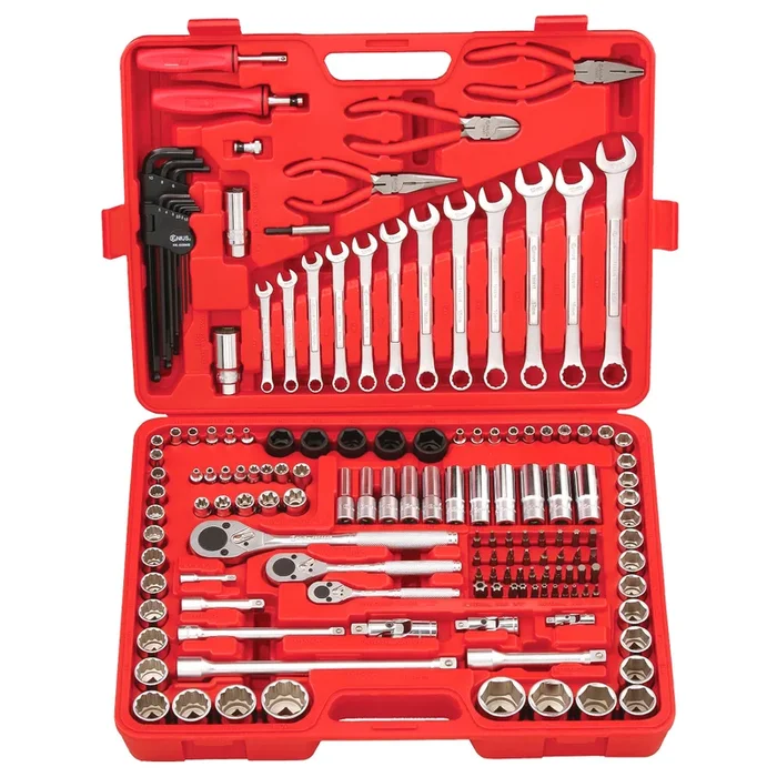 Genius Tools 151 Piece 1/4″, 3/8″ & 1/2″ Dr. Metric & SAE Master Set – AC-234151