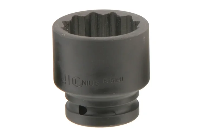 Genius Tools 3/4″ Dr. 3/4″ Thin Wall Impact Socket (12-Point) (CR-Mo) – 695224