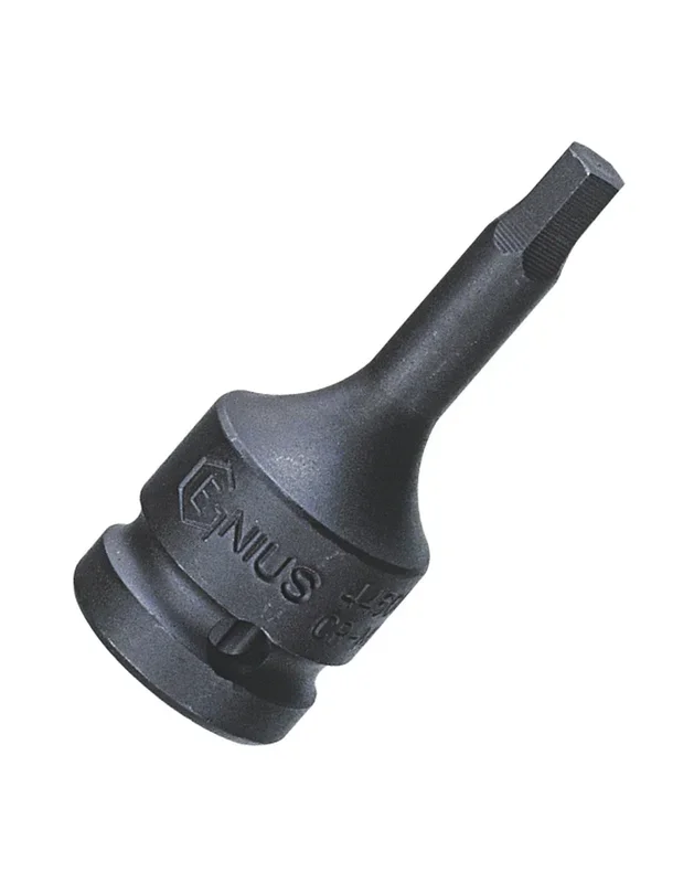 Genius Tools 3/8″ Dr. 10mm Hex Impact Bit Socket, 52mmL (CR-Mo) – 345210