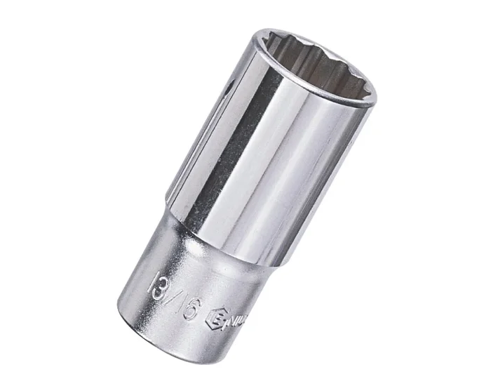 Genius Tools 3/8″ Dr. 19/32″ Deep Hand Socket (12-Point) – 376319