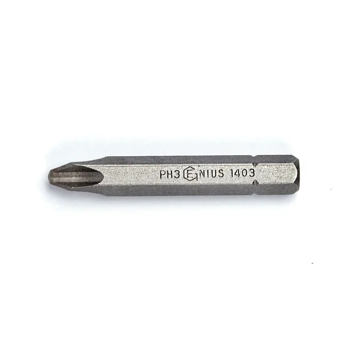 Genius Tools 5/16″ Hex Shank, PH.3 Phillips Screwdriver Bit, 56mmL – 1403