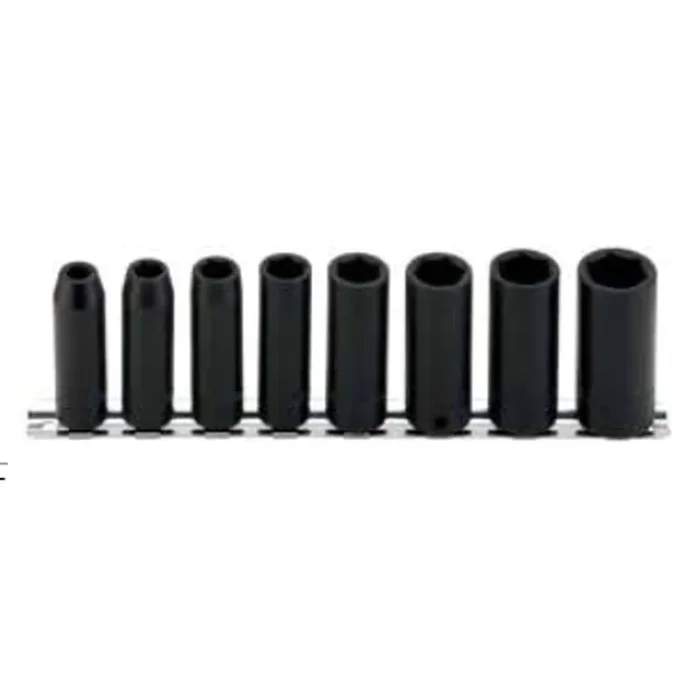 Genius Tools GNSTD308S 8Pc 3/8″Dr Deep Impact Socket