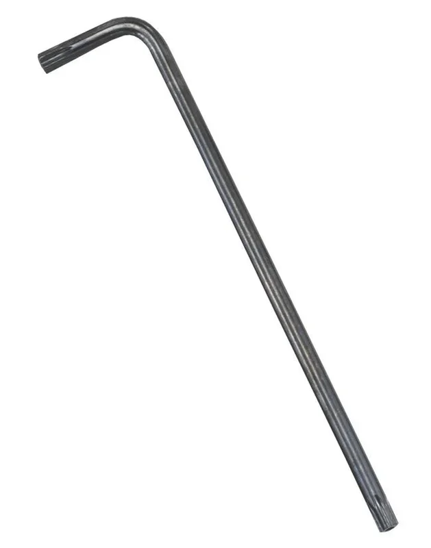 Genius Tools T-7 L-Shaped Tamperproof Star Key Wrench, 71mmL – 580807T