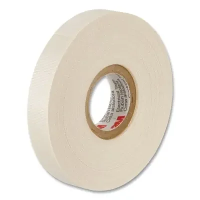 Glass Cloth Electrical Tape 27, 3/4 in x 66 ft, White