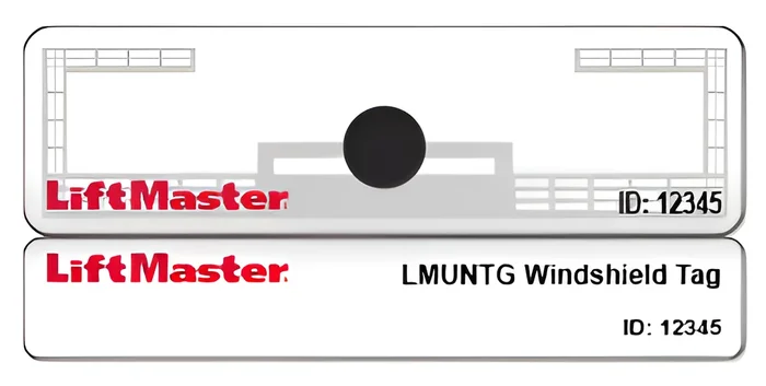 Glass-Mount Parking Pass Tag for RFID Long Range Reader – LiftMaster